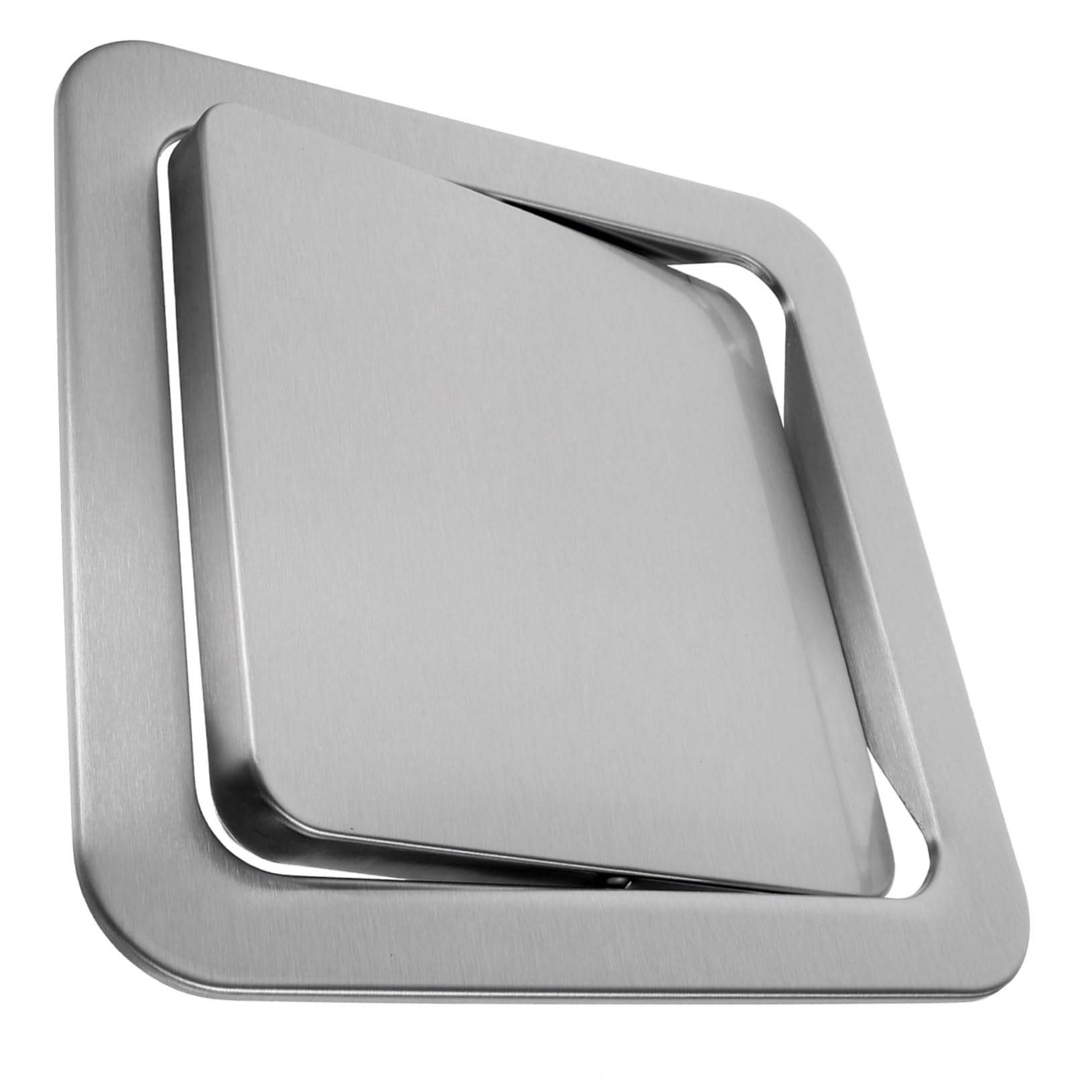 OUNONA Trash Bin Cover Kitchen Flap Lid for Spaces Easy Clean Design for Countertops and Bathrooms Built Swing for Convenient Access