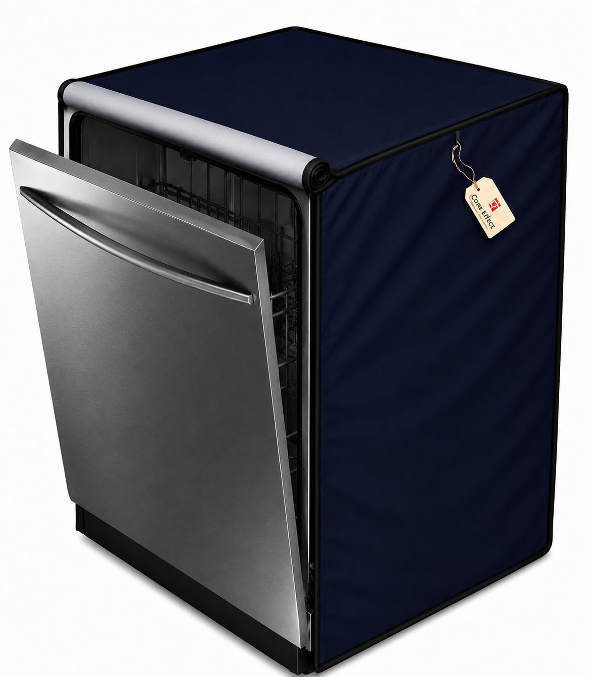 Waterproof Dishwasher Cover for Table Top Dishwashers 12 Place Settings | Dustproof Zipper Protective Cover Universal Fit - Blue