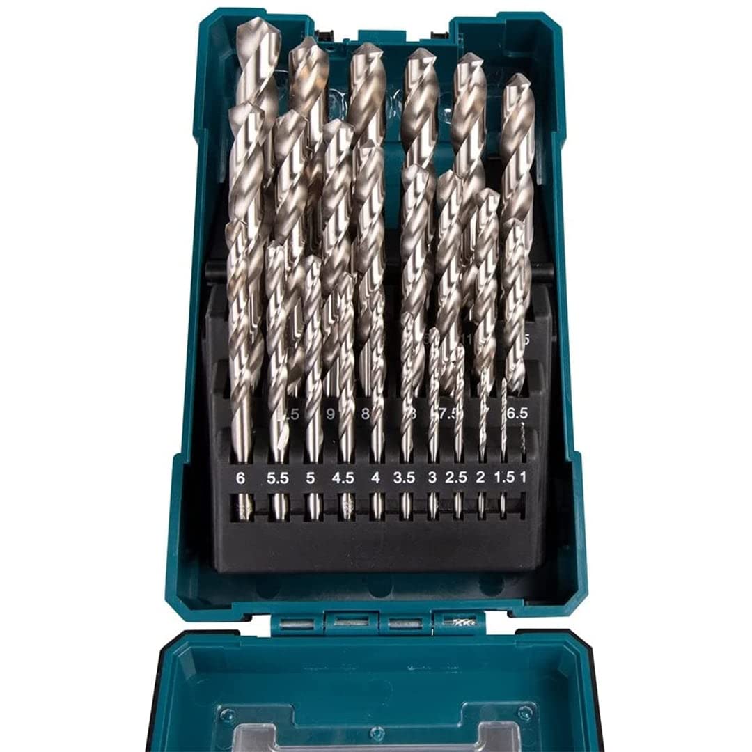 Makita D-67555 - Set di punte per trapano HSS-G, 25 pezzi