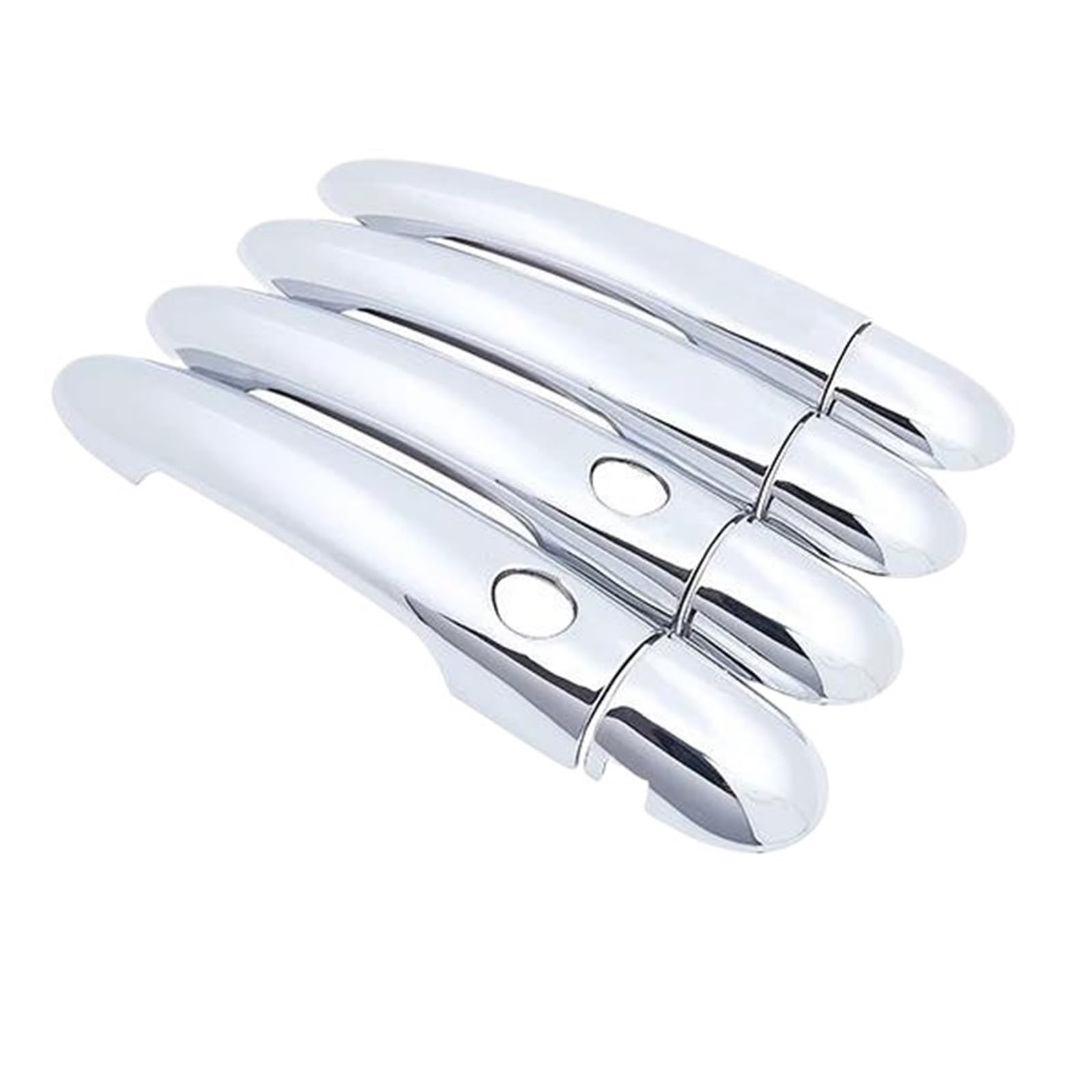Yijiavsx Handle 2 Buttons Chrome Door Handle Cover Trim For Renault For Koleos For Samsung Qm5 I Mk1 2008 2009 2010 2011 2012 2013 2014 2015 (Handle 2 Buttons)