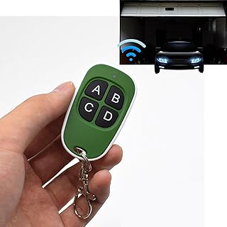 Gate Remote Duplicator | Key Duplicator 433 MHz Remote Duplicator - 4 Keys Wireless Gate Remote Control Door Remote Control Garage Door Controller for Lamps Skoulazeo