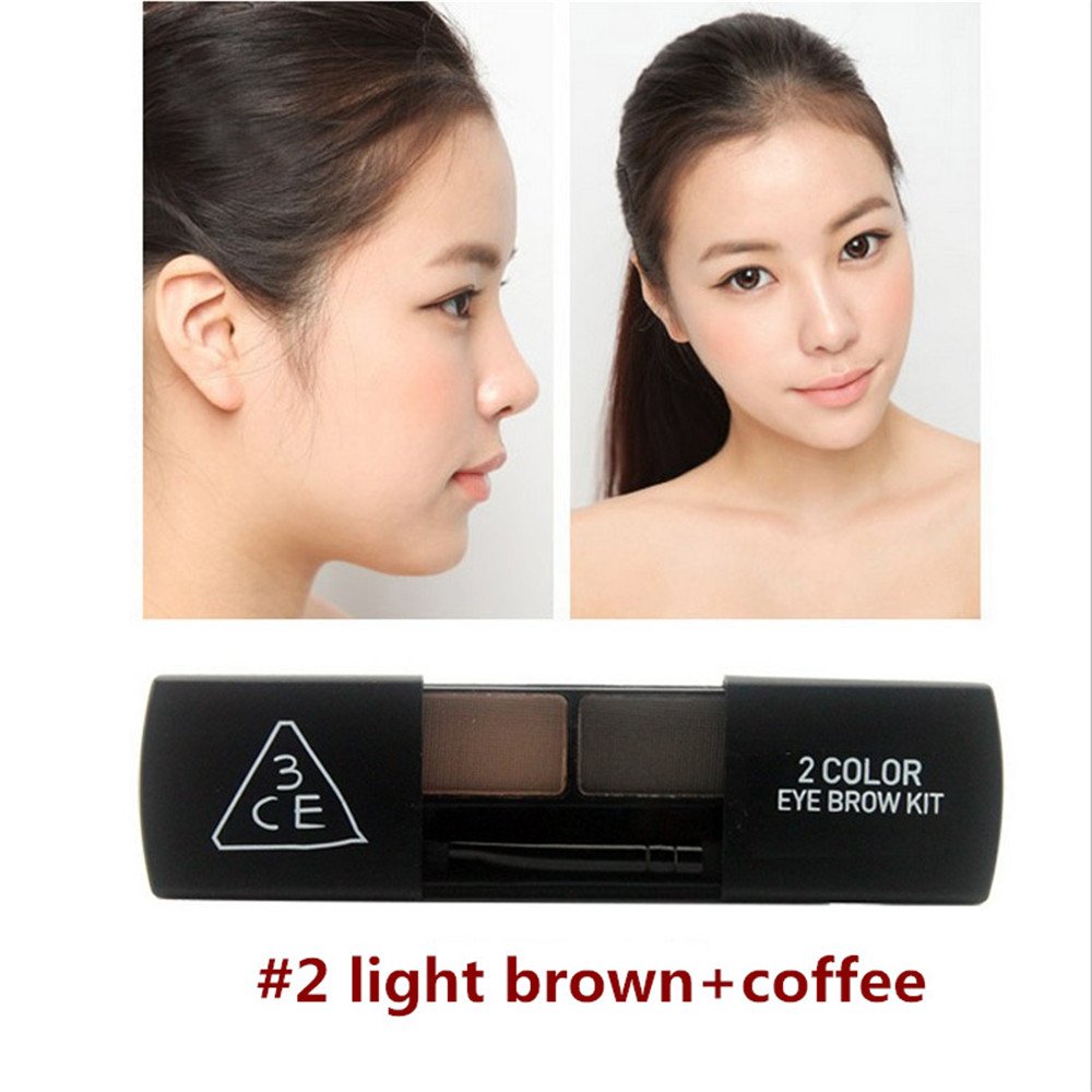 MF Cosmetic 2 Color Eyebrow Kit Waterproof Eyebrow Powder