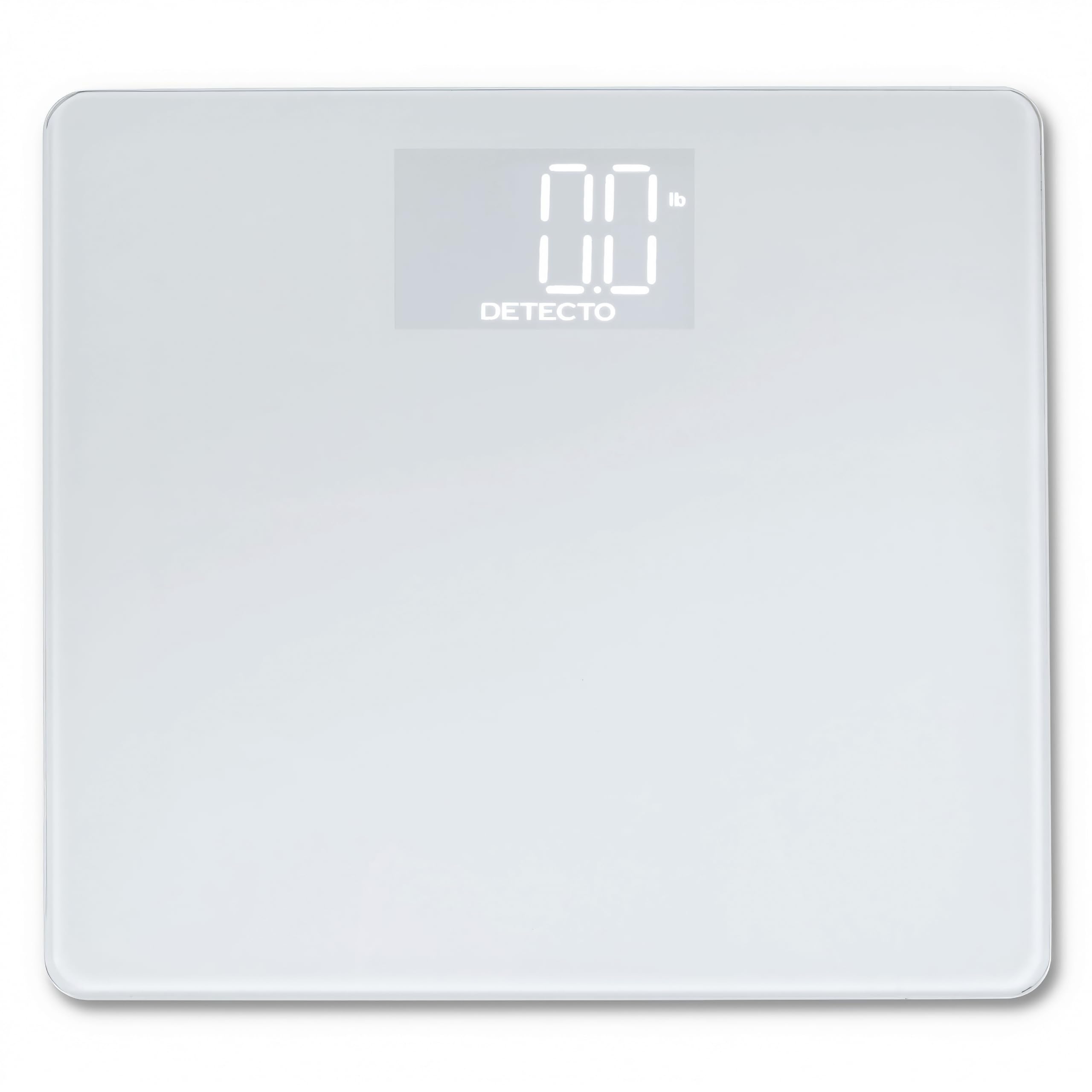 DETECTO Digital Bathroom Scale, Hidden Display When Off, Highly Accurate, Wide Platform, Easy-to-Read Display, 450 lb High Capacity, Includes Batteries-image-24