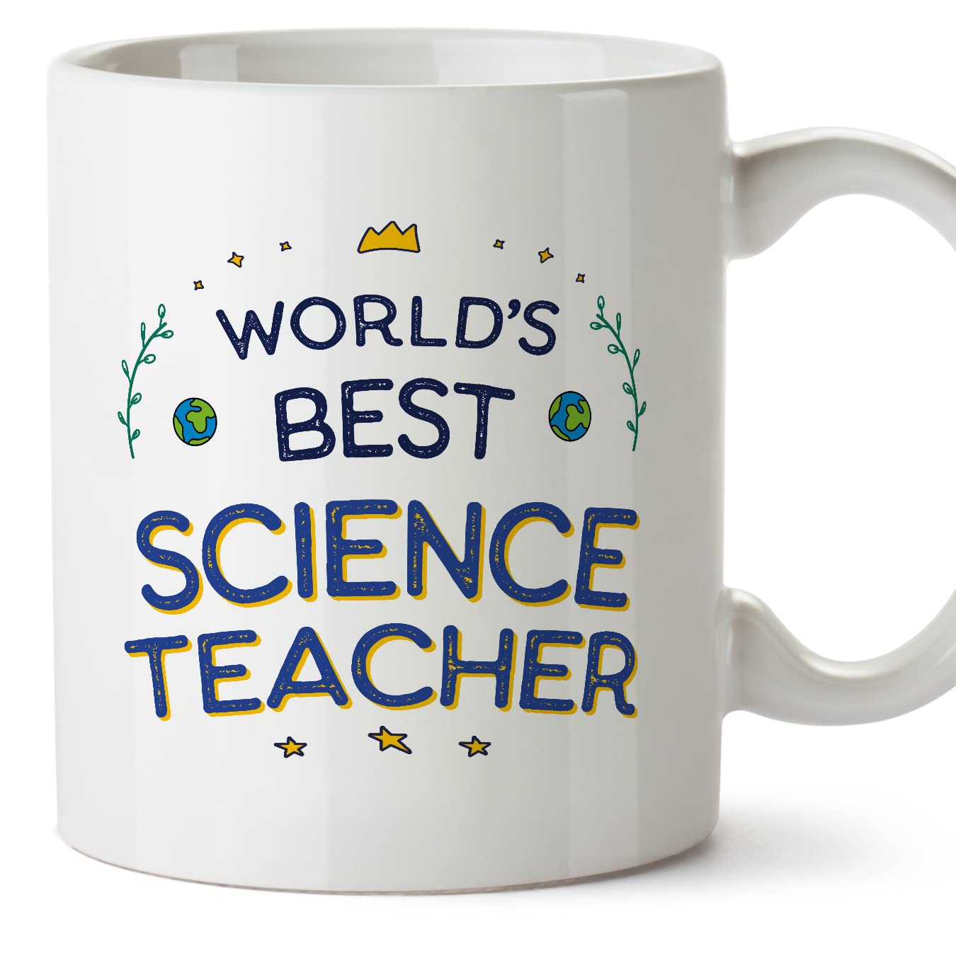 MUGFFINS Science Teacher Mug - in English - World's Best - Funny Gift for Colleagues - Ceramic 11oz Mug โ image 1