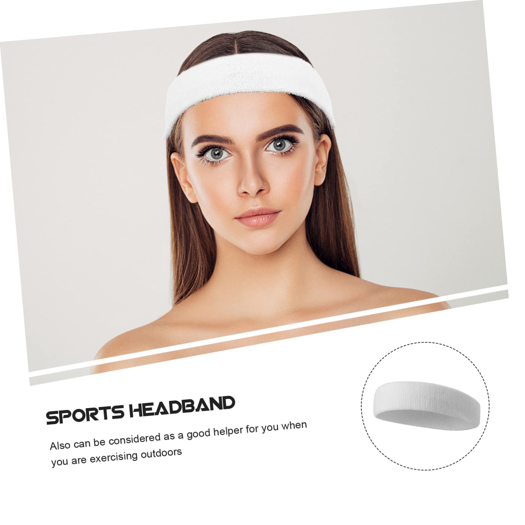 BESPORTBLE 20pezzi Fasce Sportive Assorbenti Da Fasce Elastiche Per Allenamento Yoga e Attività Fisica Comode e Pratiche Per Donna e Uomo