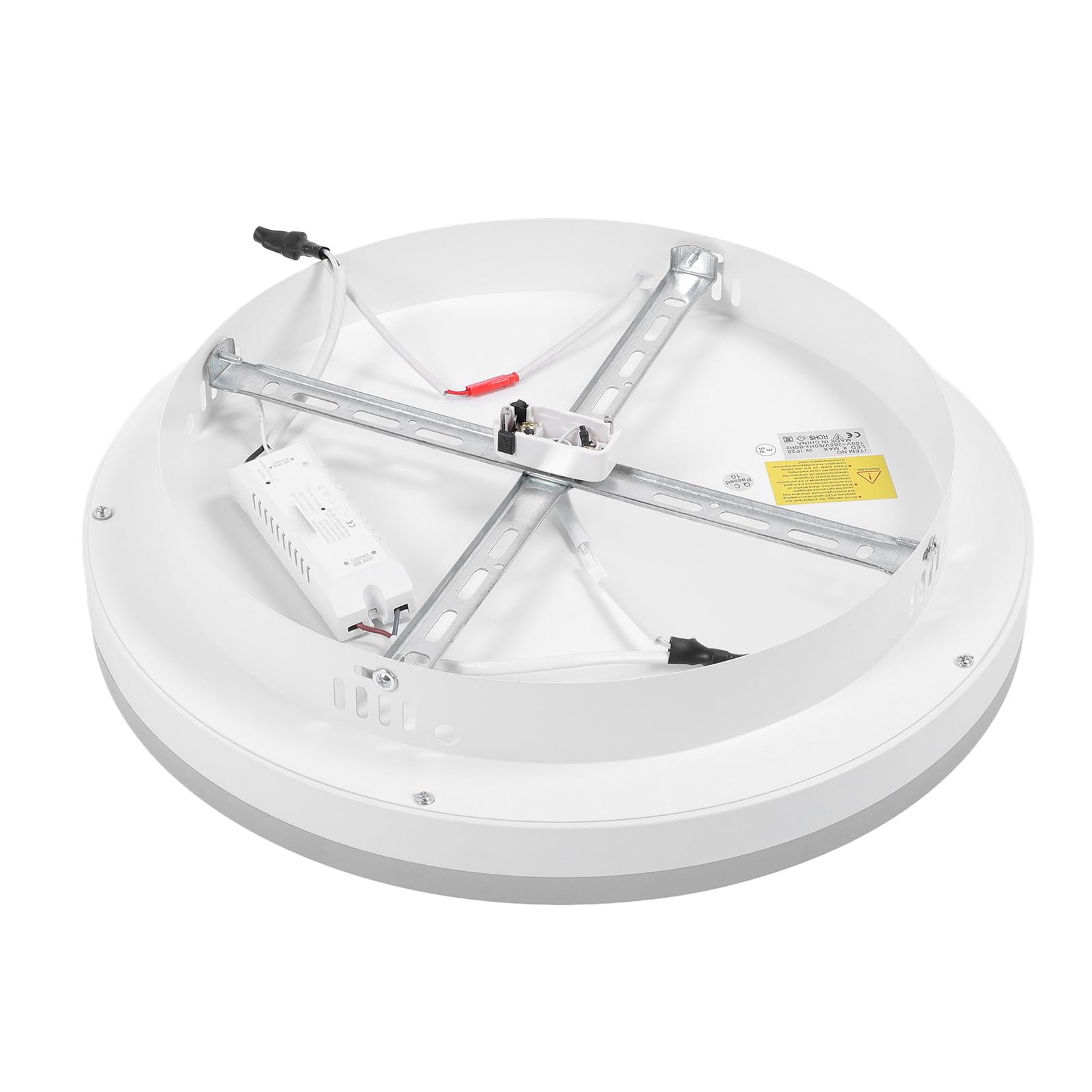 Hyuduo Sufitowa LED, ściemniana Sufitowa do Montażu Podtynkowego z Pilotem Aplikacji, Okrągła Oprawa Oświetleniowa CRI 90 do Kuchni w Sypialni, żywotność 45000 Godzin Nowoczesny Dom