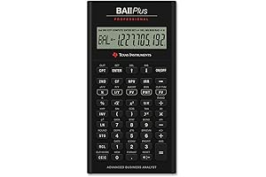 Texas Instruments TI-BA II Plus Professional Financial Calculator