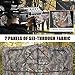 LDAILY Moccha Hunting Blind, 2-Panel Pop Up Deer Blind w/ 3 Shoot Through Ports, 2 Storage Pockets, Carry Bag, Portable Hunting Tent, 360 See Through Ground Blind for Deer & Turkey Hunting