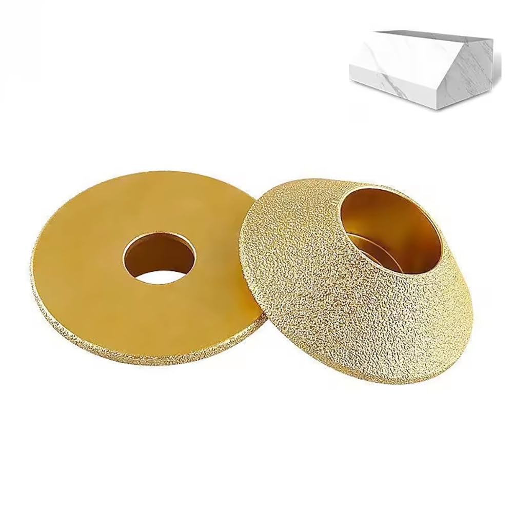 Diamentowa Tarcza Szlifierska O Średnicy 75 Mm, Lutowane Koło Profilowe Do Szlifowania Kątowego Kamienia Marmurowego, Otwór 20 Mm, Grubość Szlifowania 15/20 Mm - 1 Szt.(20mm)
