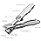 VOGARB Nail Clippers for Men Thick Nails Large Wide Jaw Opening Toenails Clippers for Seniors Long Handle Heavy Duty Portable Ultra Sharp Fingernail Cutter with Catcher for Adult Women (Silver Set)