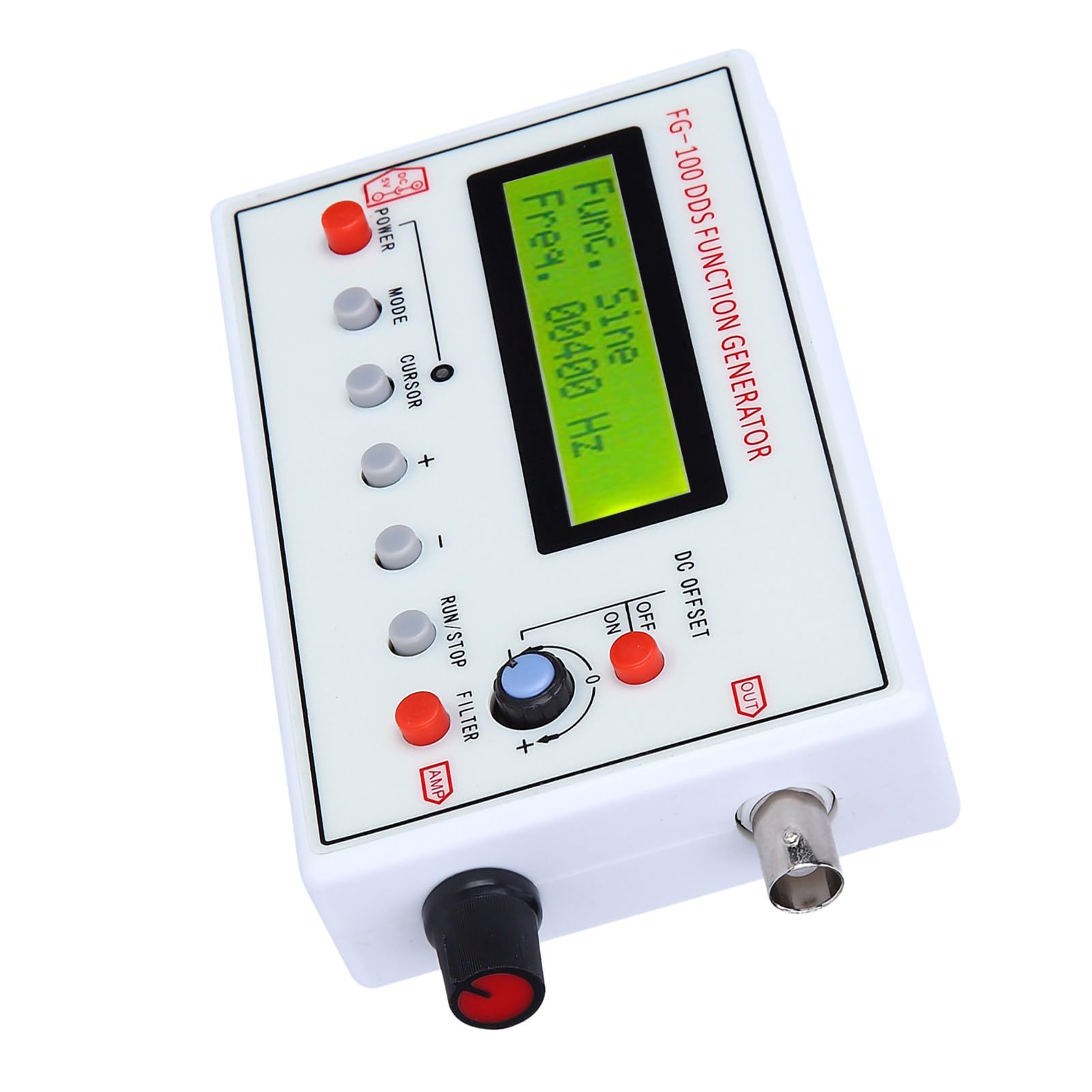 Ejoyous Generador de Funciones DDS, 1Hz-500kHz, Resolución de 1Hz