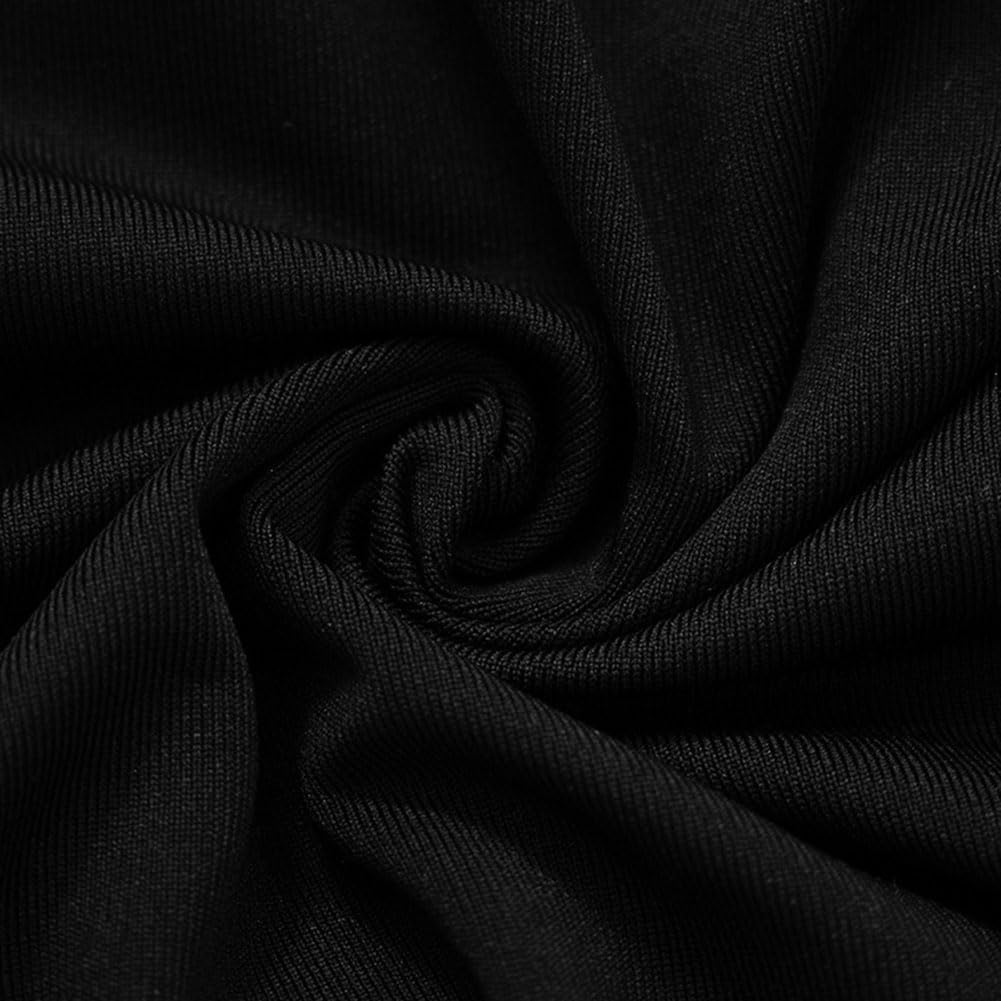 Women's Sexy Ruched Ruffle Cut Out Crop Top Long Sleeve Backless Off Shoulder Bodycon Slim T Shirt Streetwear - Image 6