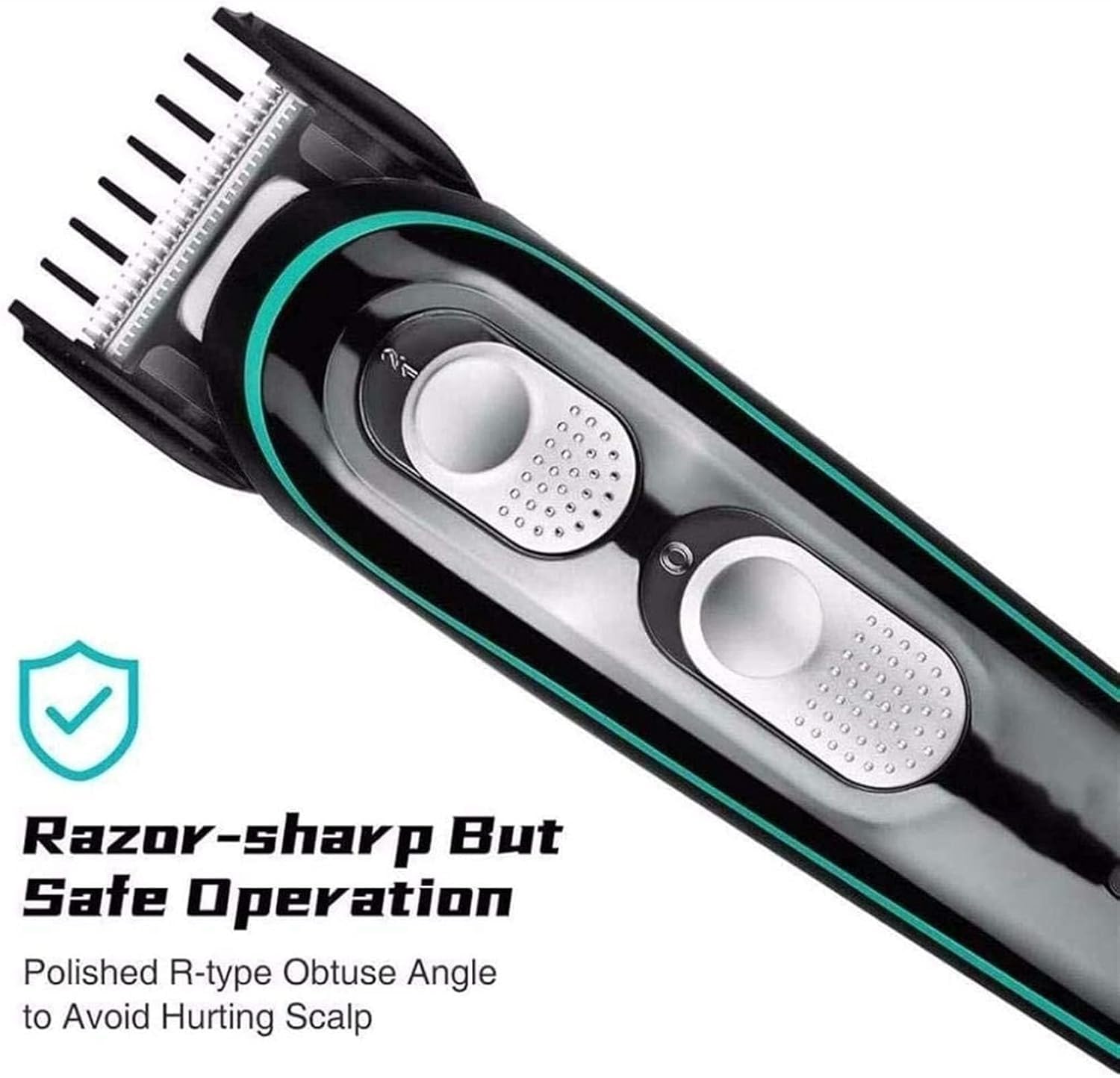 Cortapelos inalámbrico recargable para familias, kit de corte de pelo eléctrico de 7 piezas para principiantes, regalos del día de San Valentín para él
