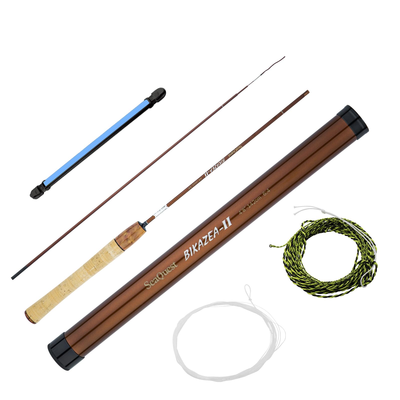 SeaQuest BIKAZEA-Ⅱ 4'8" 142cm SeaQuest Tenkara Fishing Rod BIKAZEA-Ⅱ 4'8"