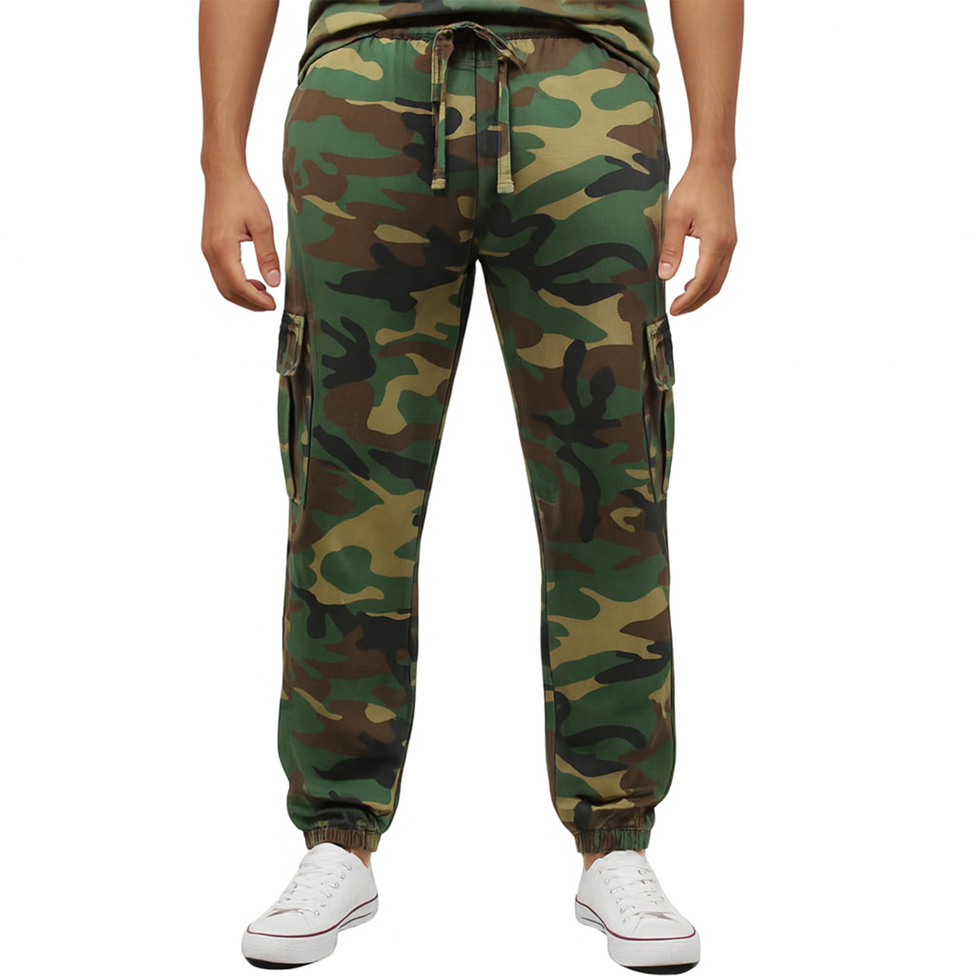 Game Technical Apparel Men's Dpm Woodland Game Army Acu Digital Camouflage Jogging Bottoms Military Camo Jogger