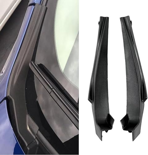 Miniatura 2 de 1 par de cubiertas de extensión para limpiaparabrisas delantero de automóvil para Nissan Sentra 2013 2014 2015 2016 2017 2018 2019 negro,