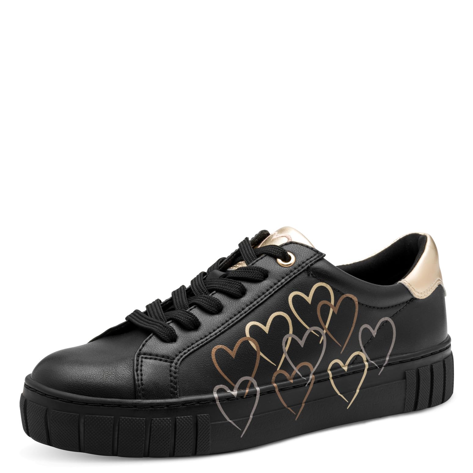 MARCO TOZZI Women's 2-23711-44 Trainers, Black Comb, 40 EU, Black (Black Comb), 8 UK
