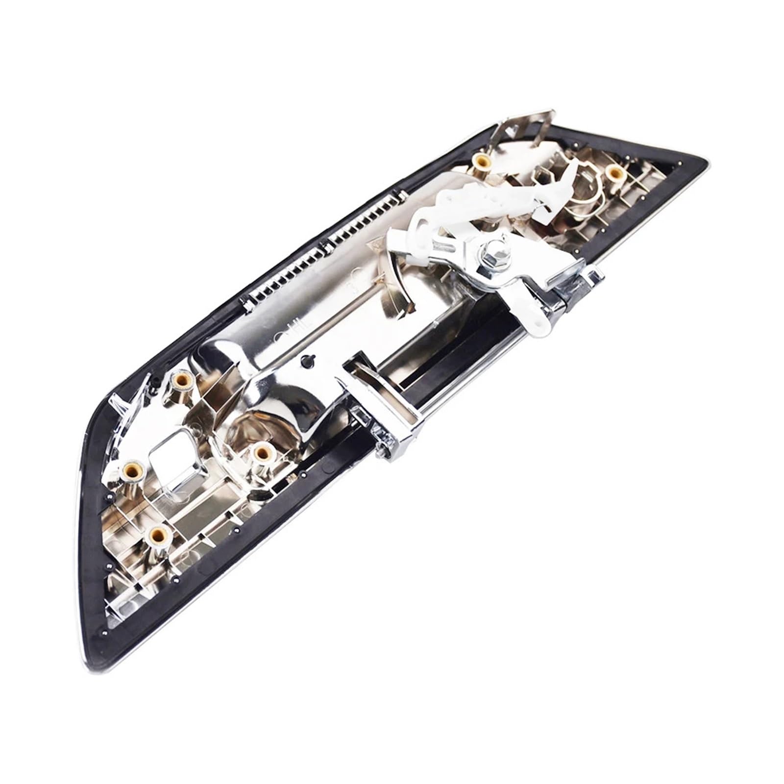 fundas de manija para puerta Trim Manija de puerta trasera con orificios para llave cámara 69090-0K110 690900K110 Compatible Toyota Hilux Revo 2015-2018 Manilla Tirador Lateral(Silver A)