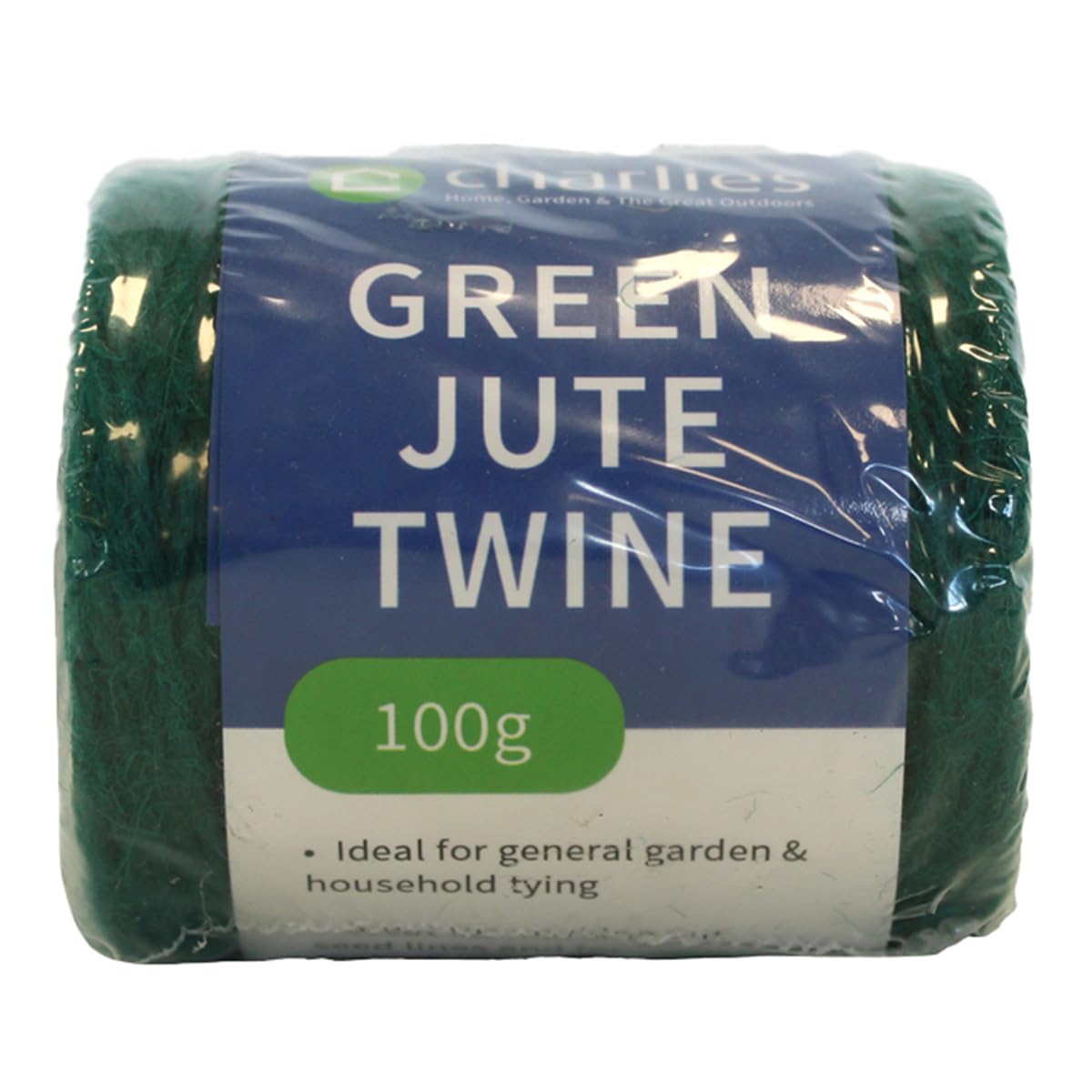 Charlies Green 100G Natural Biodegradable Jute Twine String, 3 Ply For Gift Wrapping, Diy Crafts, Gardening, Crafting, Christmas Decoration And Floristry