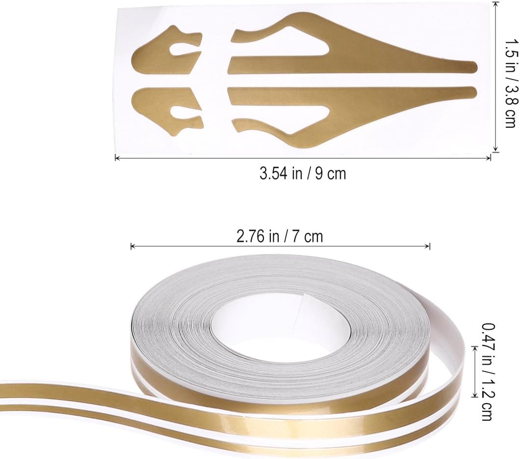 WINOMO 32 FT Car Body Side Stripes Auto Pinstripe Tape Decal Waistline Sticker for Suv Truck Camper Trailer