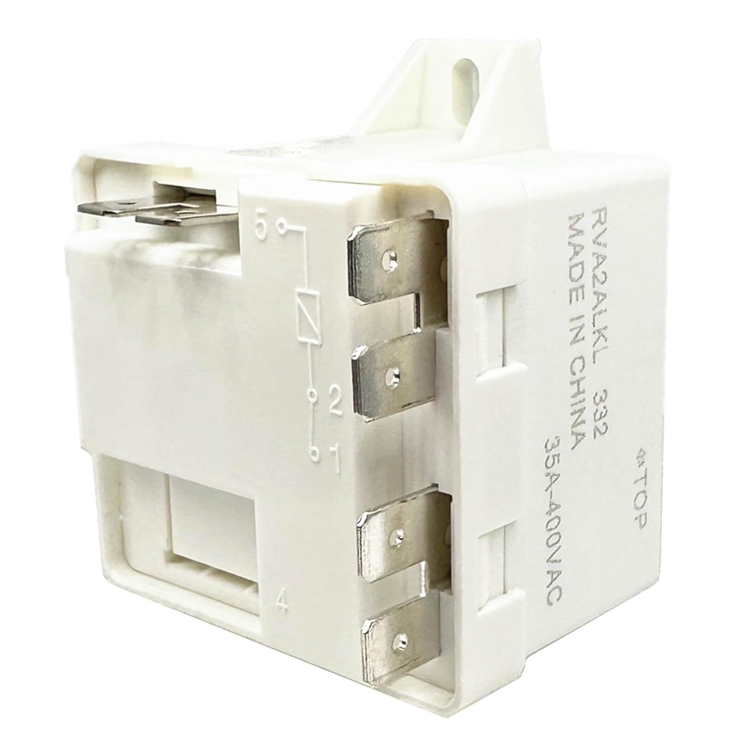 1PCS RVA2ALKL Control Box, 35A Well Pump Relay, 230V, Auto, Panel Mount, Silver NO Contact, Fit for 5-15HP Franklin Control Boxes, Replaces 155031102, 155031110, 305213902