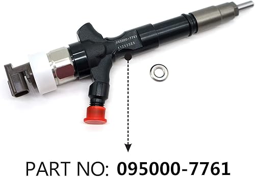 Miniatura 3 de Tipo común del inyector 23670-0L010 23670-30300 095000-7760 095000-7761 Denso del carril para Toyota HILUX VIGO 2KD Hiace 2,5 D 2KD-FTV 2pcs