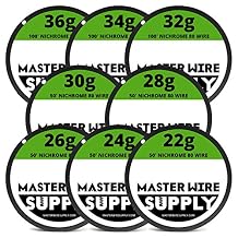 Mixed 550 Feet of Nichrome 80 Wire 22,24,26,28,30,32,34,36 Gauge Pack
