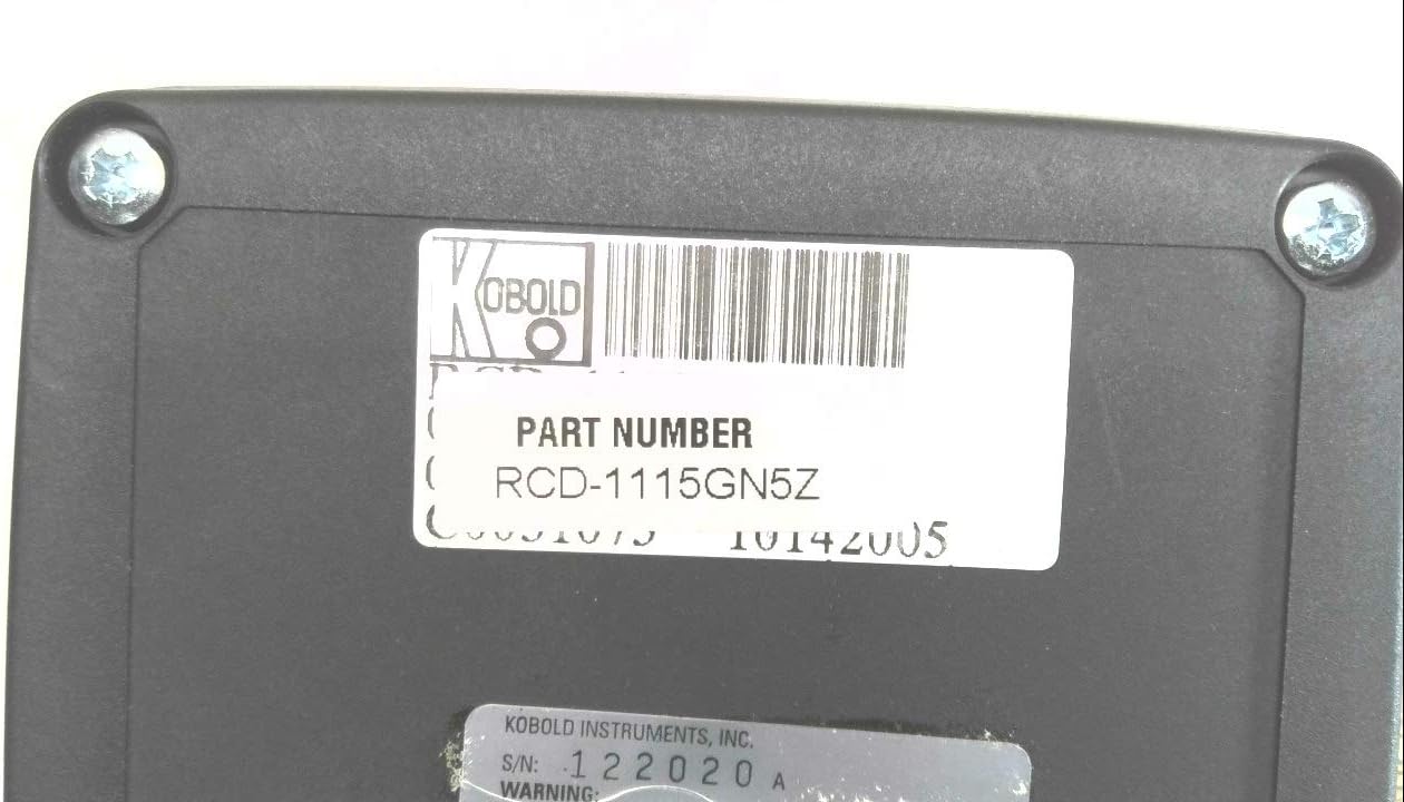 Kobold Rcd-1115Gn5z, Flowmeter Differential Pressure 1115-Gn5z Rcd-1115Gn5z