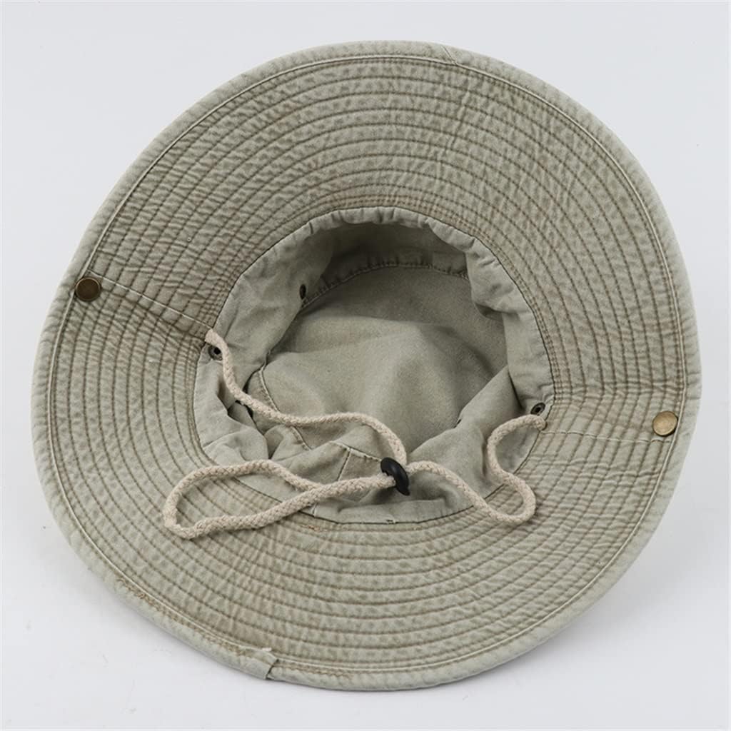 Cotton Boonie Hat Women Men UPF 50+ Sun Hats Bob Panama Caps Fishing Washed Beach