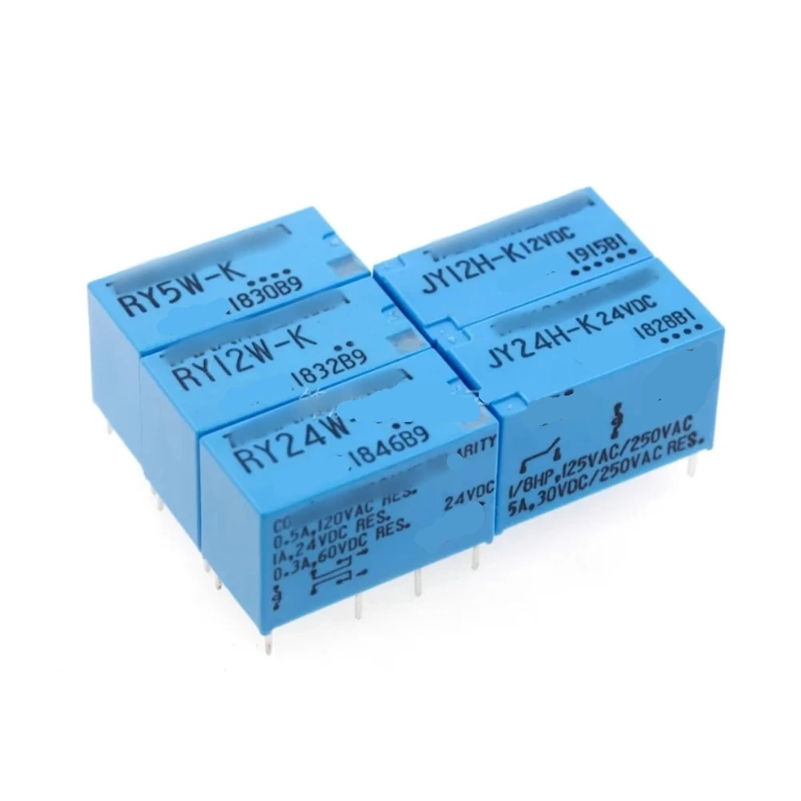 Relé RY5W-K componente electrónico de conmutación miniatura para PCB 2