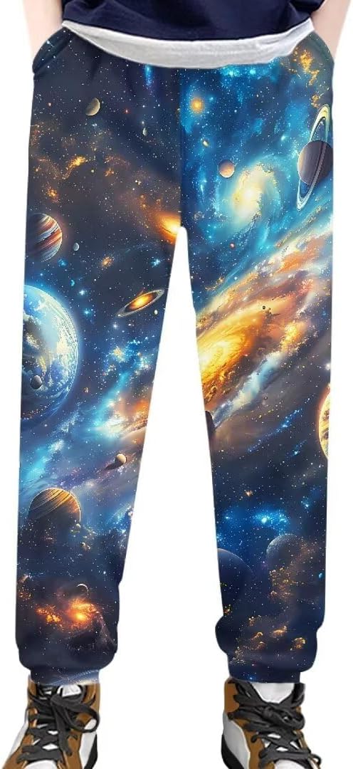 Boys Pants Size 4-14 Cool Athletic Pants Long Sweatpants for Teen Boy Joggers