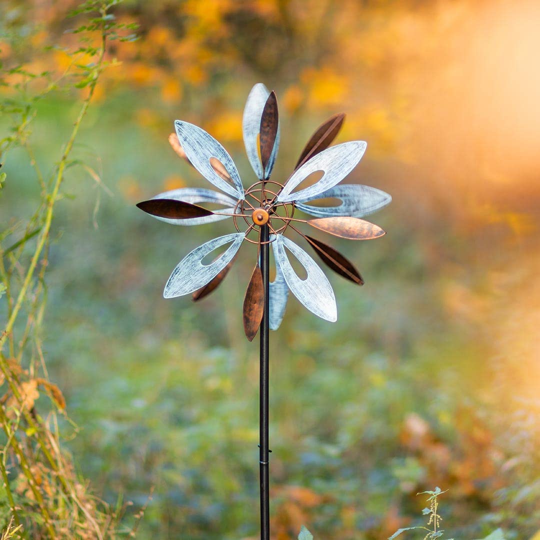 HQ Metal Wind Spinner: Rame Flower Duett