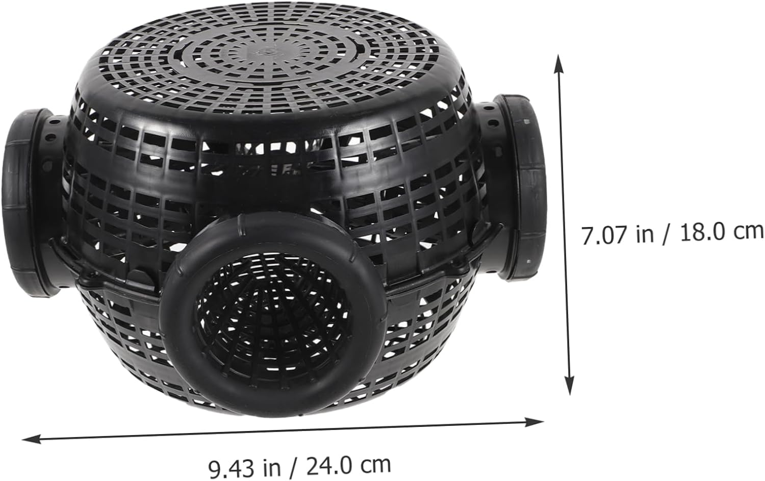 BESPORTBLE 1pcs Fishing Trap for Crab Crawfish and Fish Bait Netting Mesh Portable Cage Great for Freshwater and Saltwater