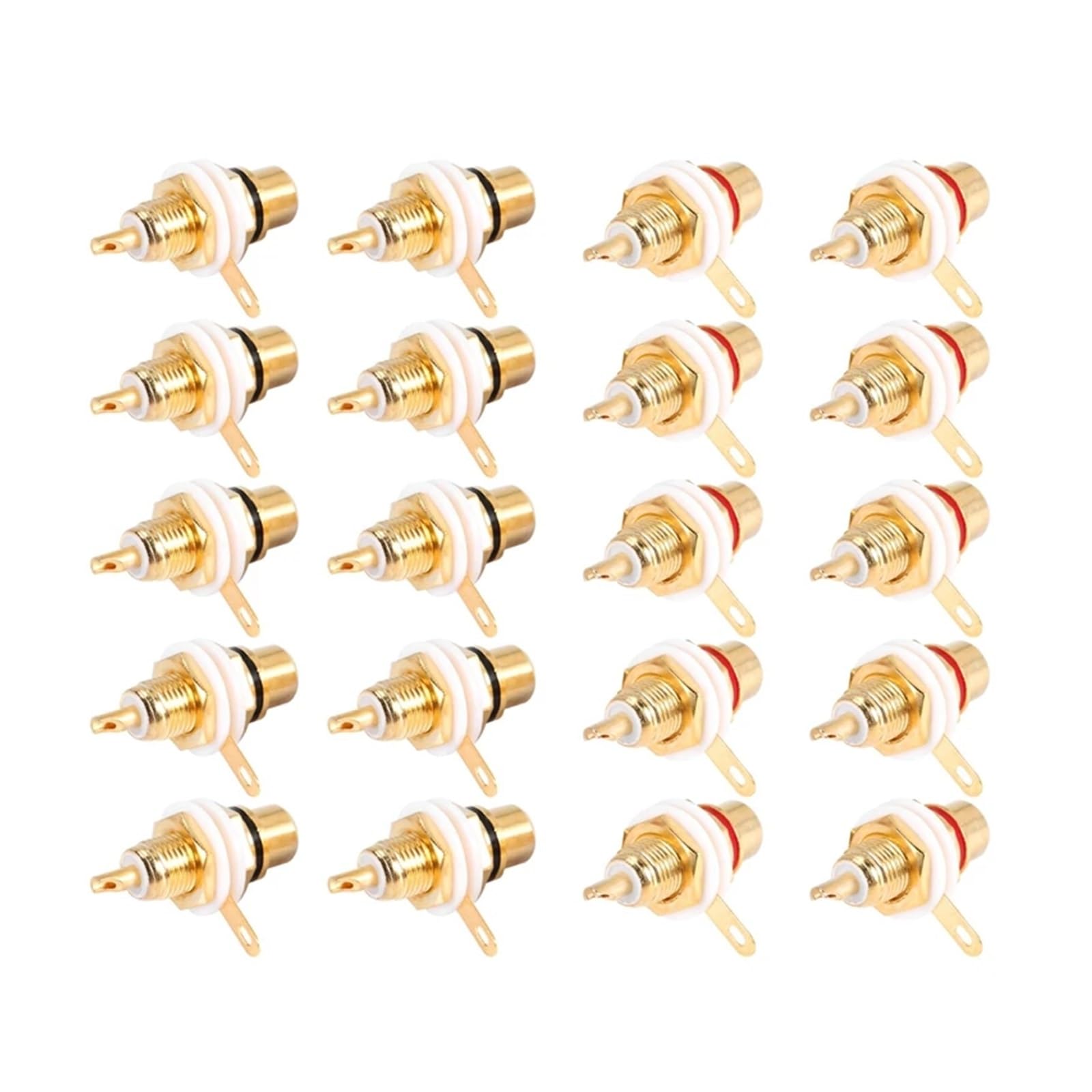 Connecteur RCA femelle contre les parasites audio pour châssis ampli x20
