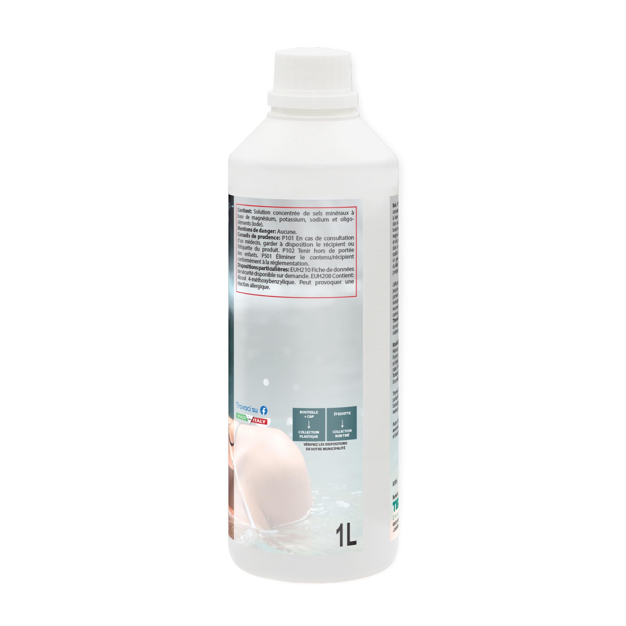 Thermal Bath SET Ossigeno Attivo past 20gr 1,2 Kg + 2pz Aqua Exotic da 1 Lt | Ossigeno Attivo Pastiglie da 20gr e Acqua Termale con Sali Minerali al Profumo Tropicale, Ideale per Piscina e Idromassaggio
