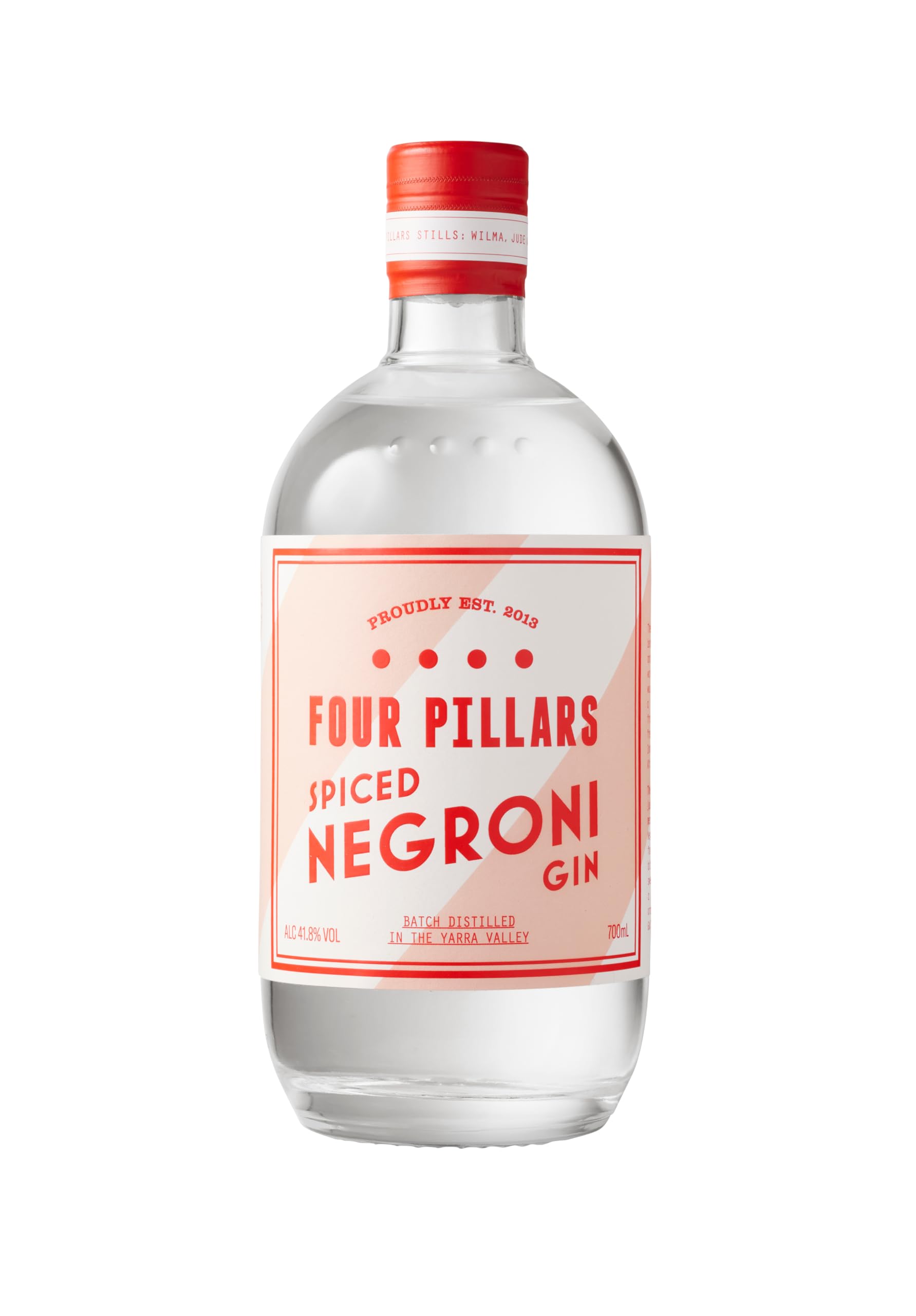 Four Pillars Spiced Negroni, 70 cl - Award Winning Premium Australian Gin - With Signature Botanicals, Cinnamon and Spice - Ideal for Negroni Cocktails product image