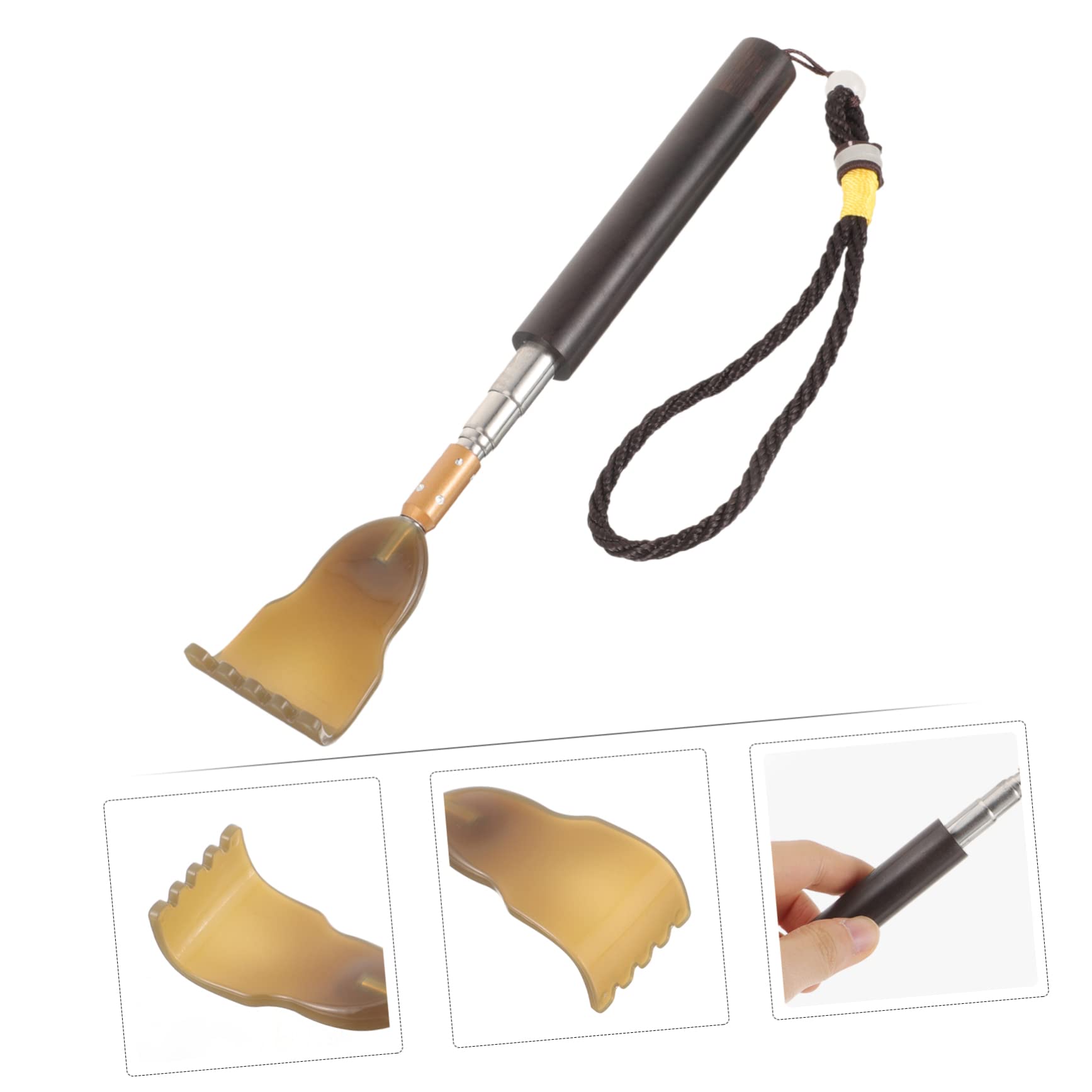 Ipetboom 4piezas Rascador De Espalda Telescópico Para Alivio De Picazón Herramienta De Masaje Extendible Mango Para Uso Casa y Oficina
