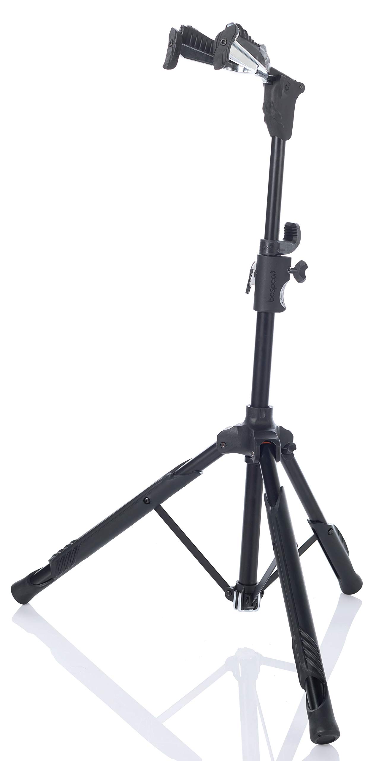 BESPECO KG10 – Supporto singolo professionale per chitarra/basso con auto-bloccaggio
