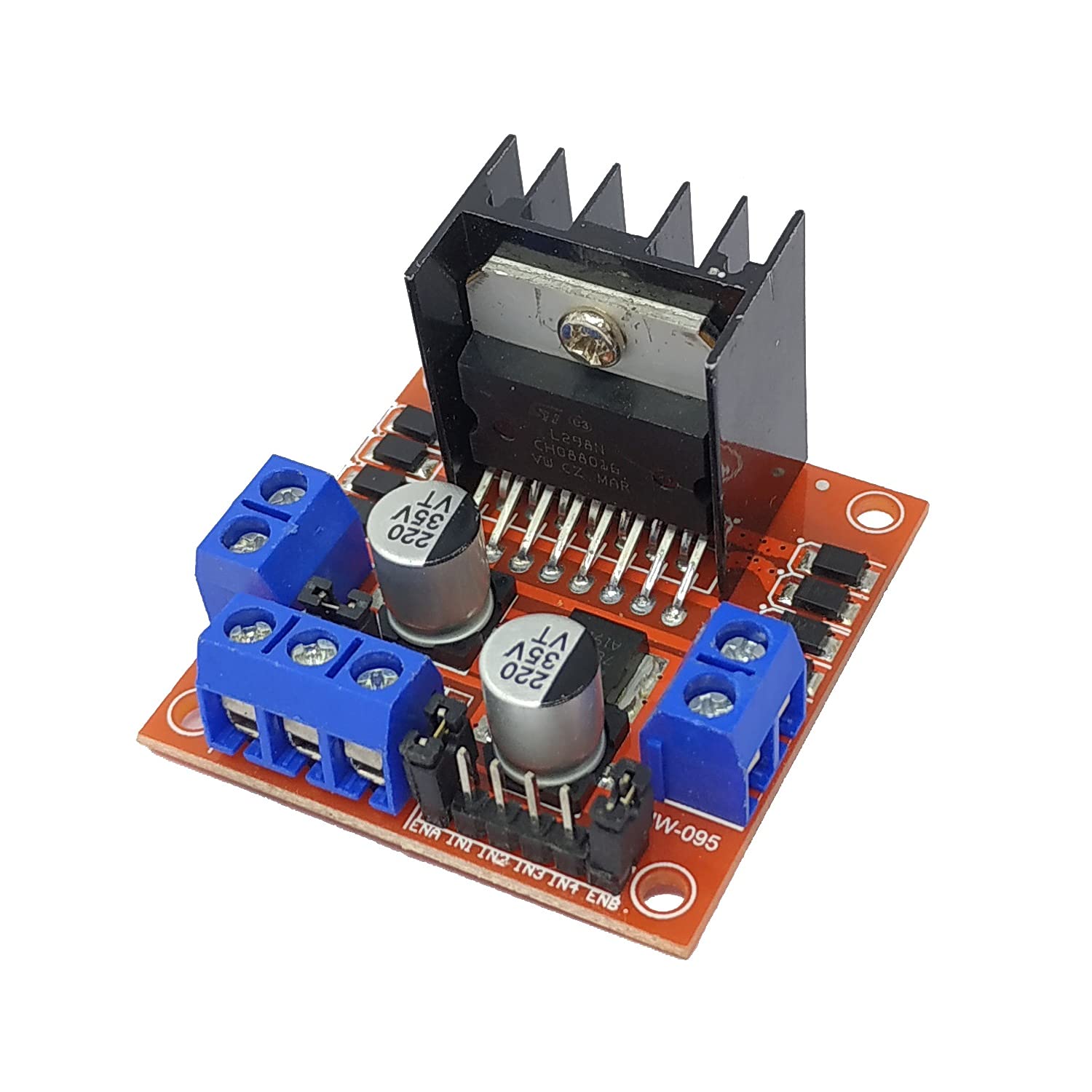 L298N Motor Driver Controller Board Module Dual H-Bridge DC Stepper Driver for Arduino Development Board (B09JMKLYQ3) Amazon Price History, Amazon Price Tracker
