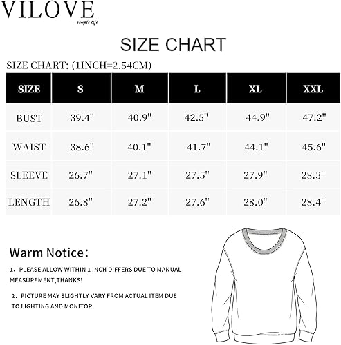 Vista 6 de VILOVE Sudadera de salud mental para mujer Dear Person Behind Me Pullover Casual Inspiration Be Kind Blusa Tops