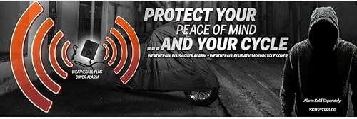 Miniatura 2 de Dowco Guardian 51614-07 WeatherAll Plus - Funda impermeable para motocicleta para interiores y exteriores, color gris, Adventure Touring