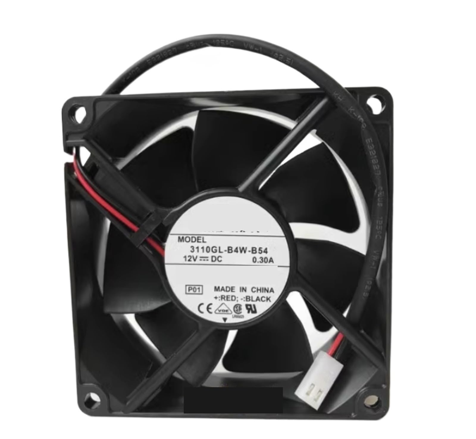 CZVJUKBYP NMB-MAT 8025 3110GL-B4W-B54 DC12V 0.30A Two Wire Power Supply Fan