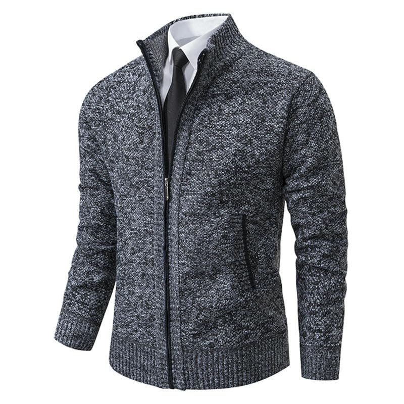 Cárdigan de punto para hombre que combate el frío del invierno 6