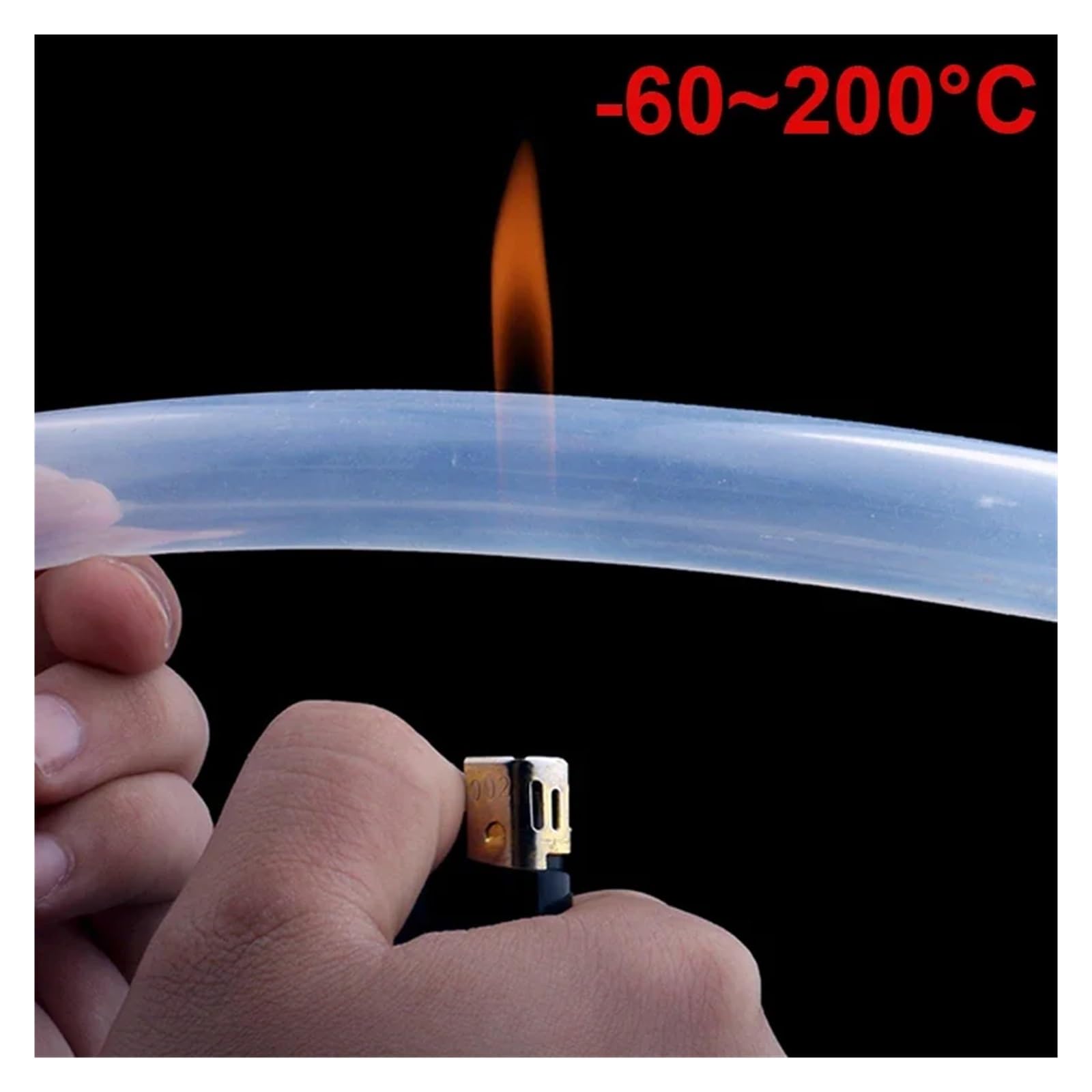 Manguera de tubo de silicona transparente de grado alimenticio, insípida, resistente a altas temperaturas, dispensador de agua, bomba peristáltica for el hogar.(5 Meter,ID8x OD14mm)