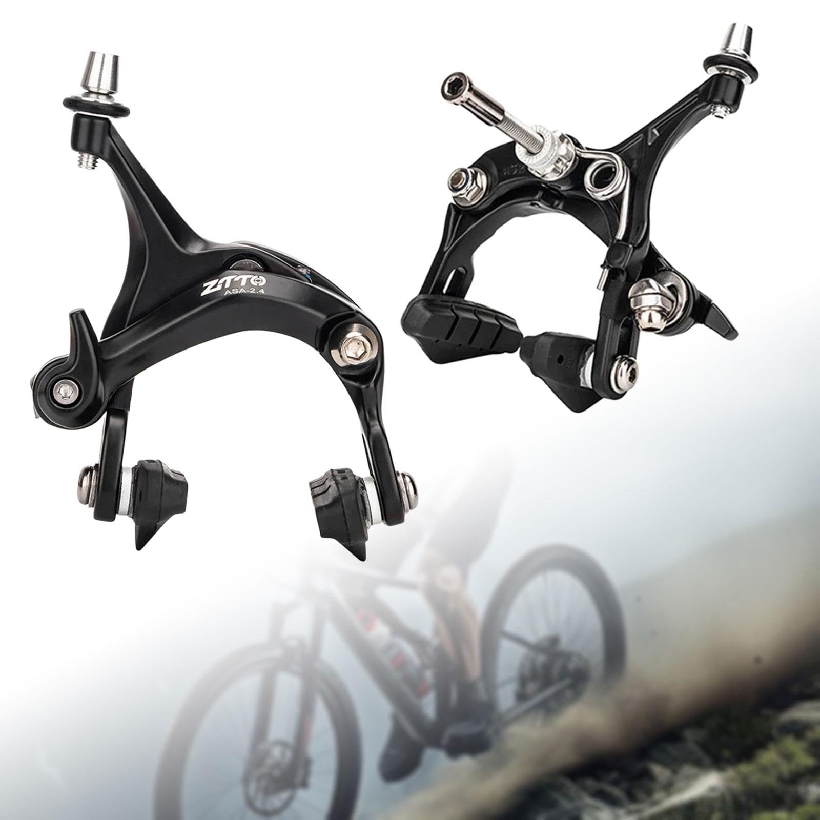 Set Freni A V Per Bicicletta - 2 Leve, 2 Corpi Freno, Cavi, Pattini, In Alluminio Per MTB/Strada/BMX - 5