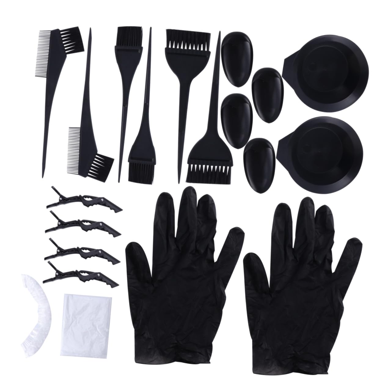 Didiseaon Hair Dyeing Tool Set 31pcs Kit Bowl Brush Comb Glove Hair Coloring Kit for Salon or Home Use
