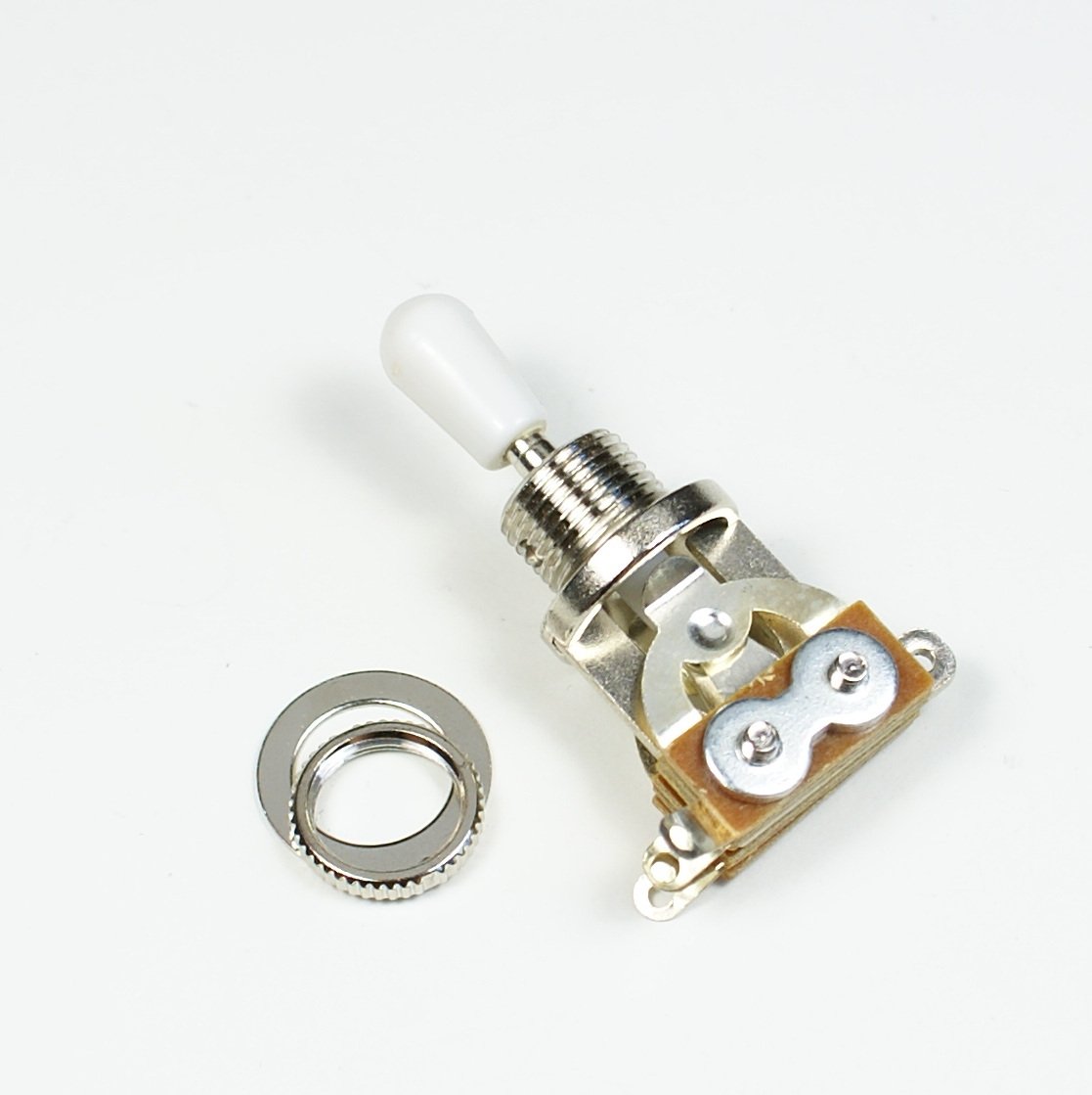 (D44) 3 Way Toggle Switch Pickup Selector White Tip for Electric Guitar