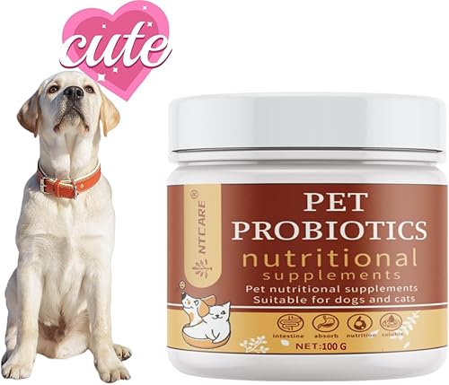 Miniatura 4 de Polvo probiótico para perros y gatos. Probióticos para la salud digestiva, apoyo inmunológico, diarrea, gases, picazón y alergias estacionales. Con