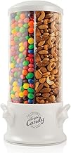 Handy Gourmet Original Triple Candy Machine-Fun Candy & Nut Dispenser-New & Improved (Pearl White), Standard (JB8450PWHI)