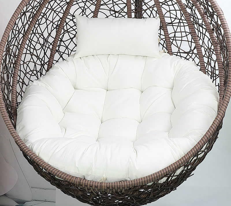 LXJBBD egg Garden Chair Cushion - Washable Hanging Mat Pads Replacement, Indoor Outdoor Swing Chair Cushion